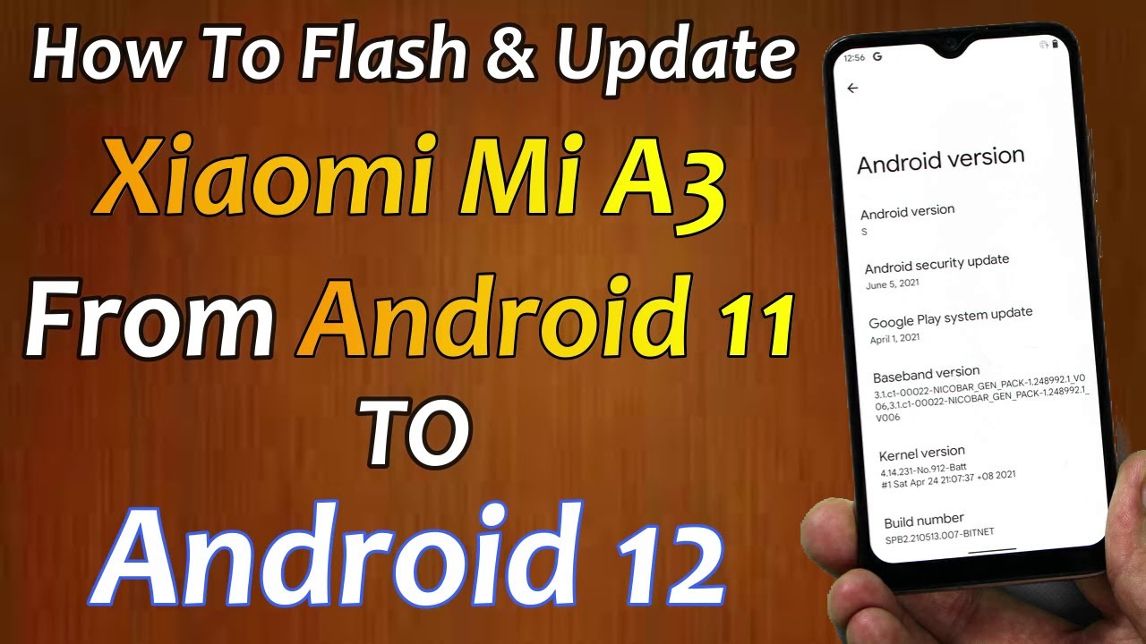 How to Update Mi A3 to Android 12 (Urdu/Hindi)