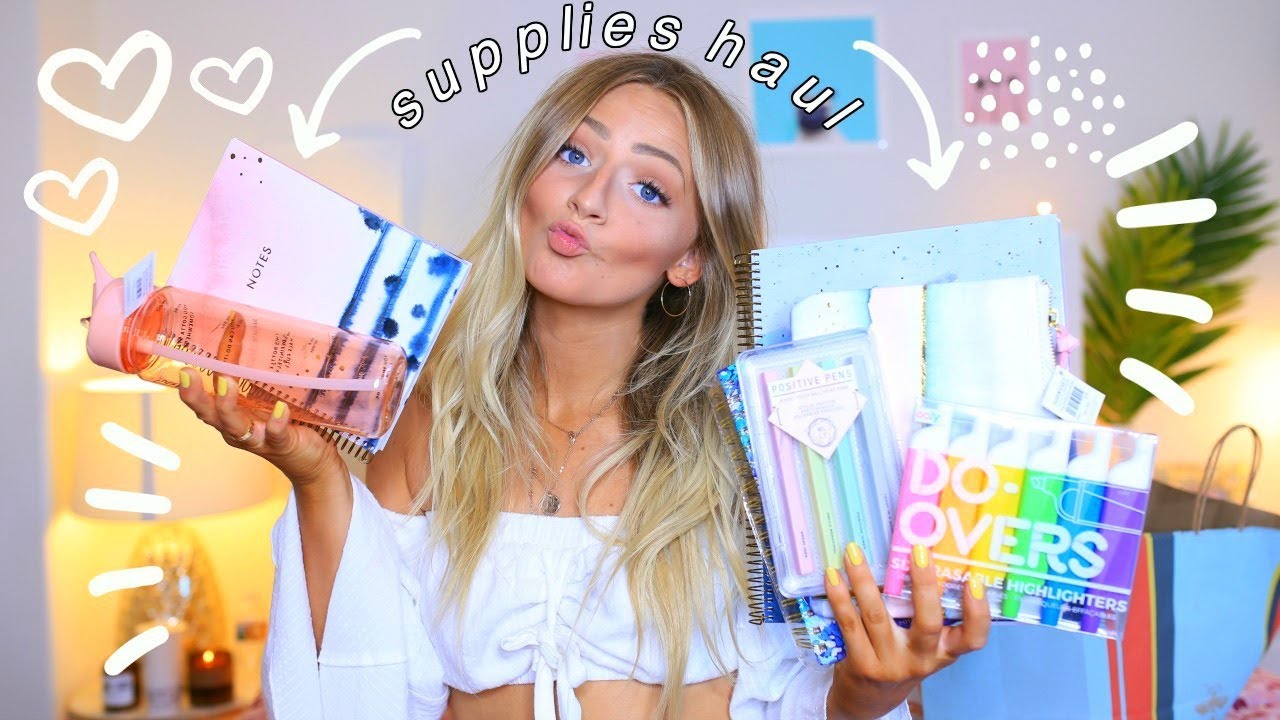back to school supplies haul 2019 | Kalista Elaine