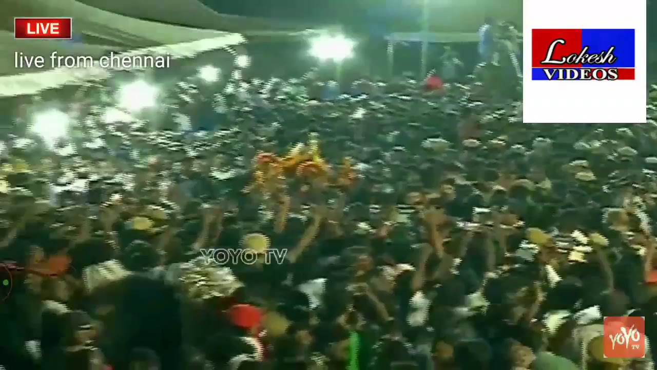 karunanidi antima Yatra live