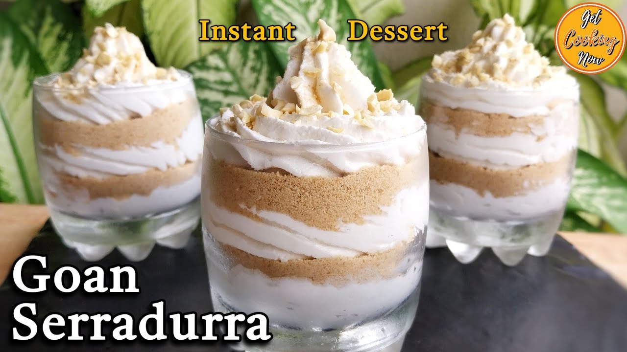 Goan Serradura Pudding with a Cashew Twist | Sawdust Pudding | Easy No-Bake Goan Portuguese Dessert