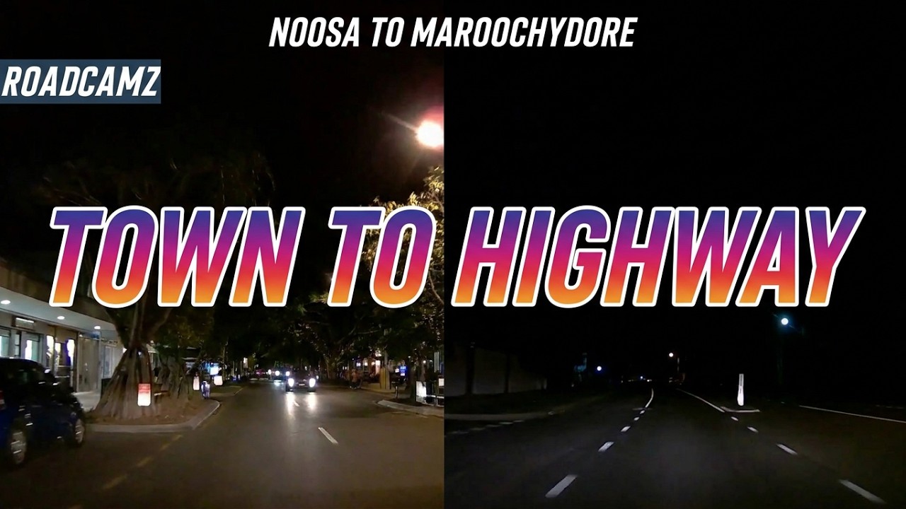 Realtime Driving Noosa to Maroochydore