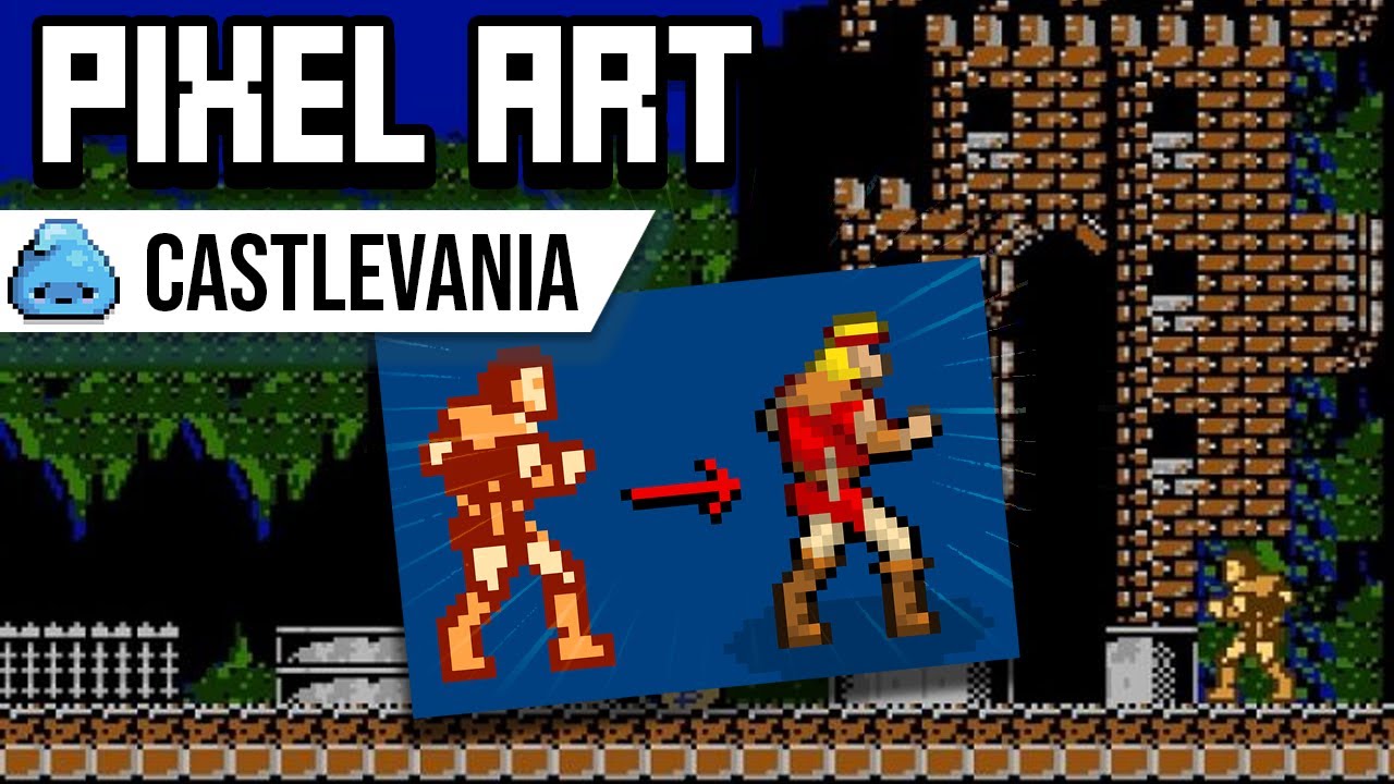 Pixel Art: Castlevania Simon Belmont Remade!