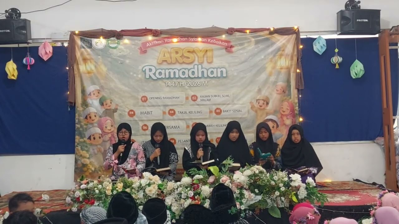 Pembacaan Ayat Suci Al - Qur'an ( Q.s Al - Baqarah : 183 - 184 ) Santri DTA Assajidin Tahun 2026