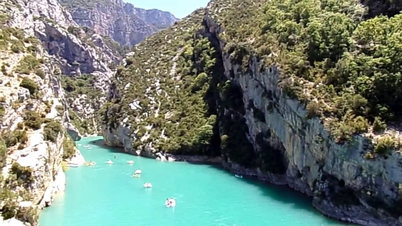 Gorges du Verdon | Bridge and Lake Saint-Croix | Вердонское ущелье | Мост и озеро Сент-Круа