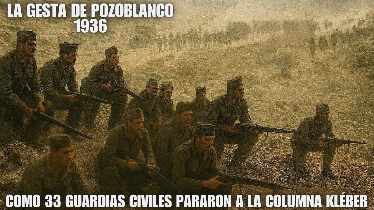 La gesta Pozoblanco: Como 33 guardias civiles detuvieron a la columna Kléber