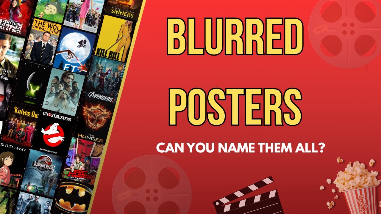 Can You Guess the Movie from the Blurred Poster? 🎬 | Movie Quiz Challenge