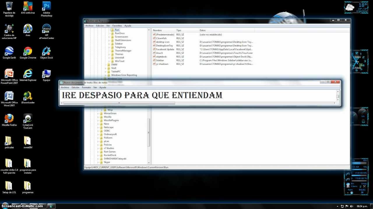 como iniciar un programa con el sistema