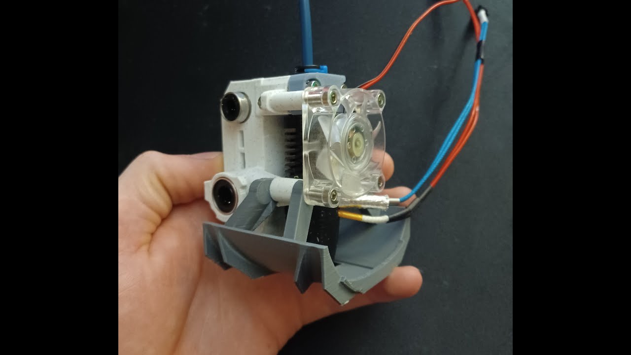 Arachnid Mod: A lightweight gantry/toolhead assembly alternative for The 100 3d Printer