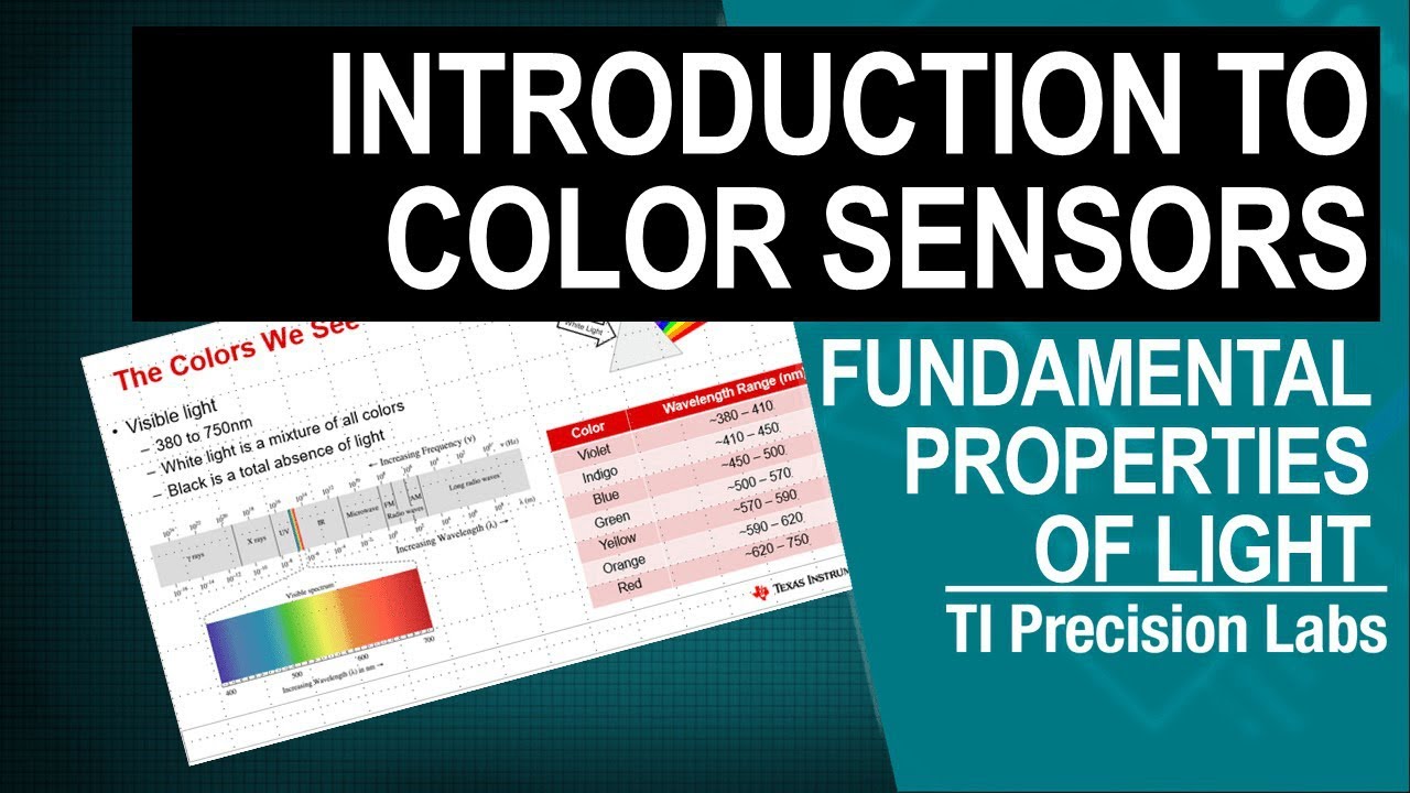 Introduction to color sensors