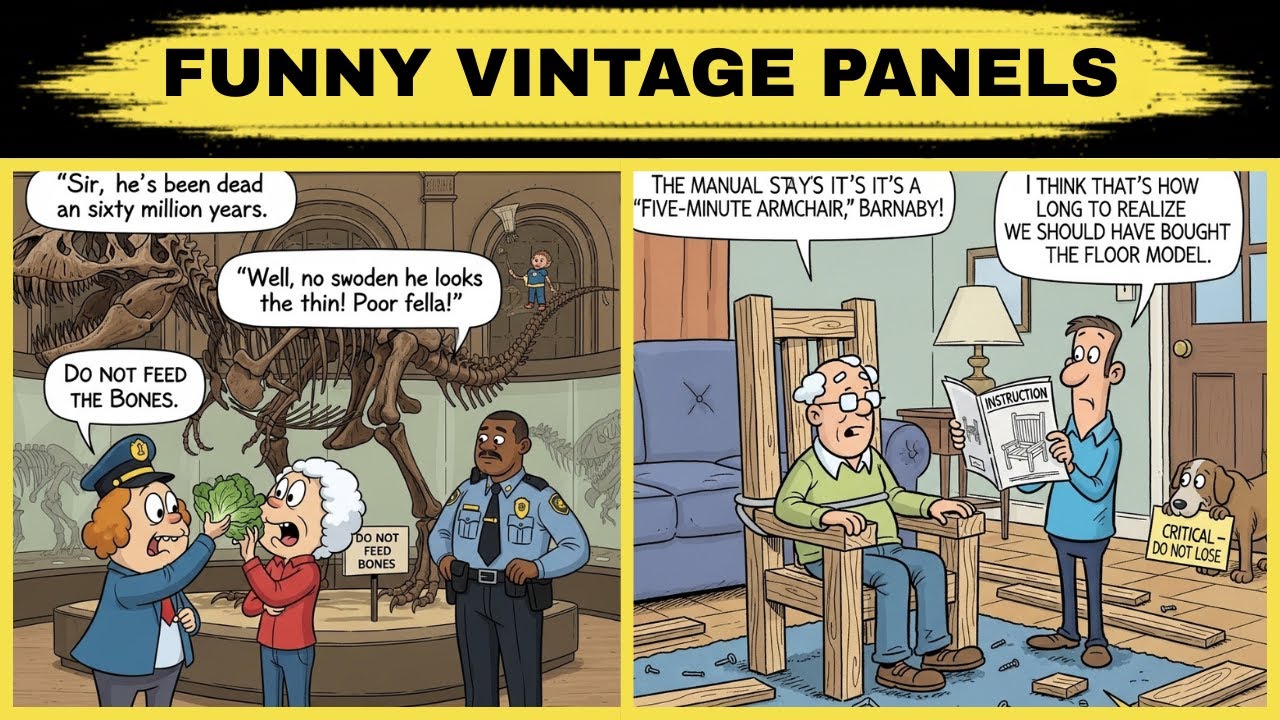 Funny Vintage Panels That Capture Life Perfectly 😂 | Relatable Classic Humor | Vintage