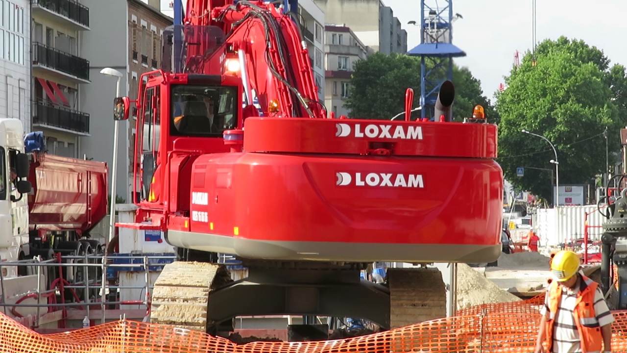 Prolongement ligne 12 - Terrassement à Mairie d'Aubervilliers