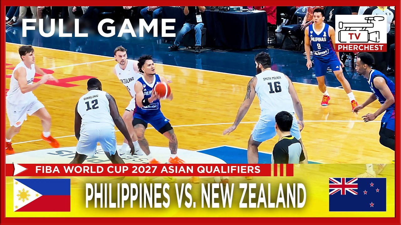 FULL GAME: Gilas Pilipinas vs New Zealand | FIBA Basketball World Cup 2027 Asian Qualifiers