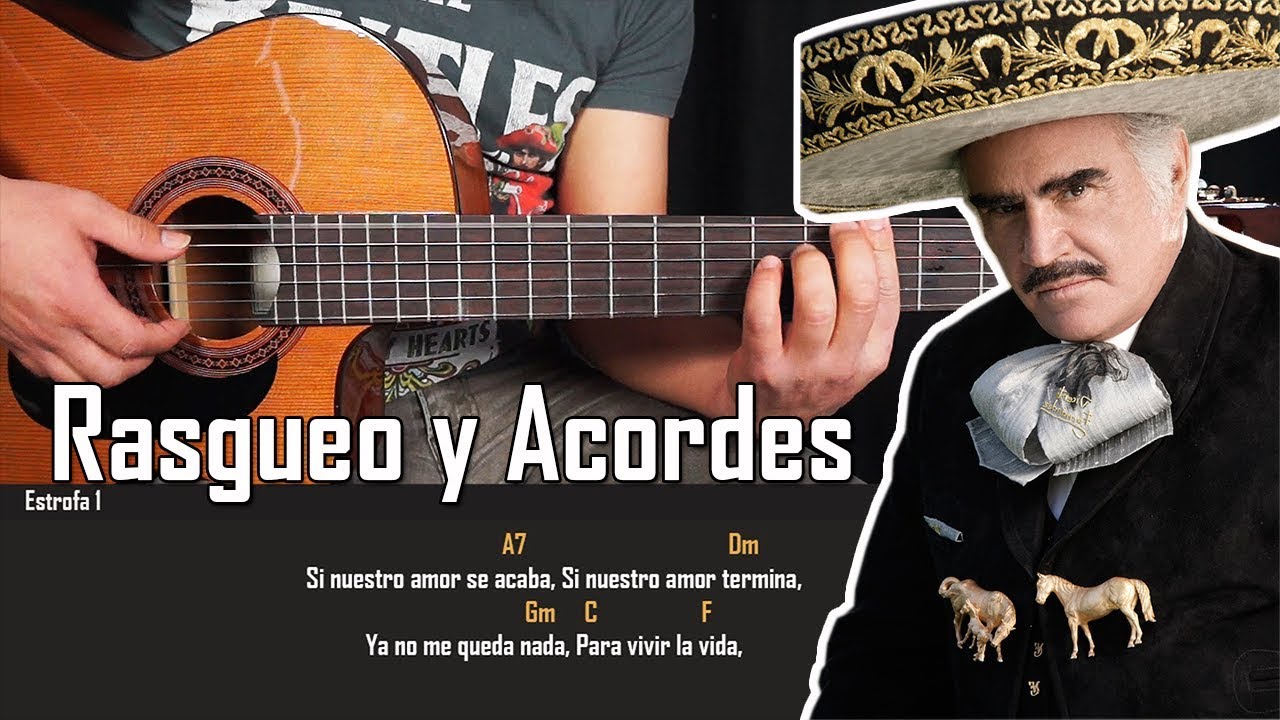 Como Tocar | Me Voy a Quitar de en Medio | Vicente Fernandez | Tutorial Acordes y Rasgueo