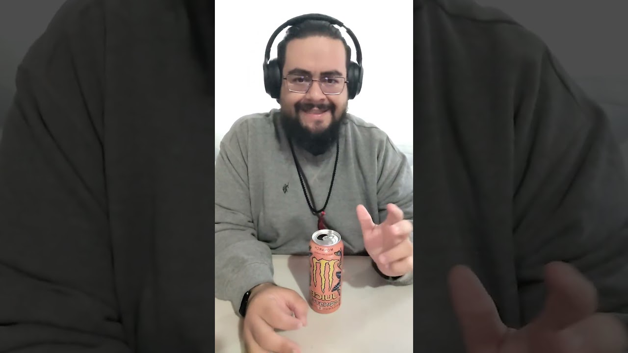¿A qué sabe el Juice Monster Monarch? #mrdonalekz #monsterenergy #bebidasenergeticas #durazno