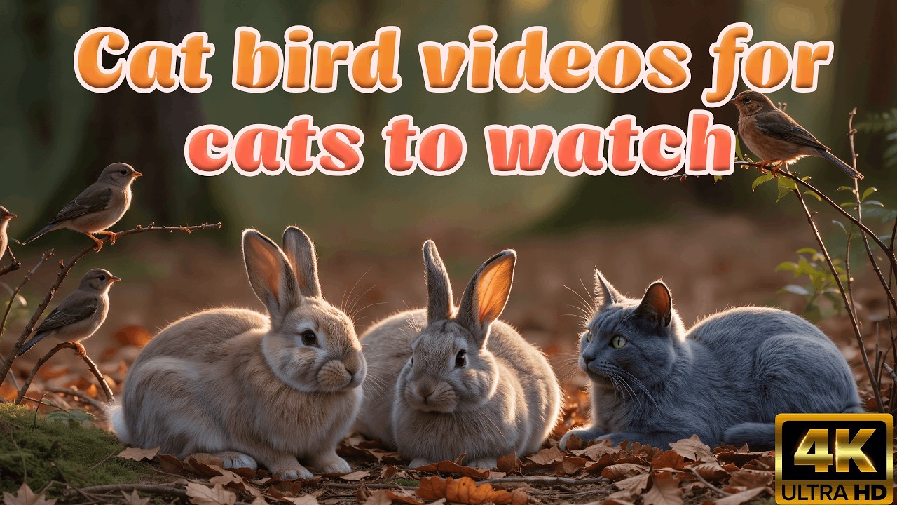 TV FOR CATS -8 HOURS of Hyper-Realistic Birds & Mice| The Anti-Boredom Experience @Nature 4K TV 130
