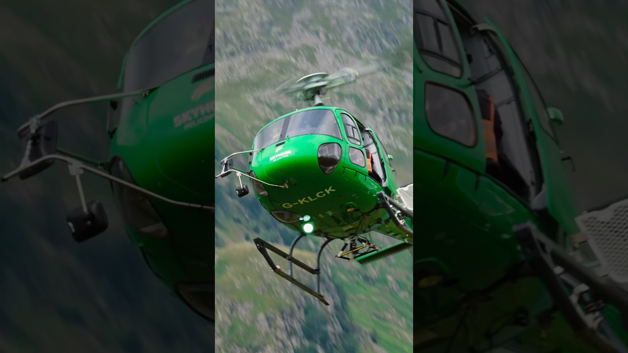 Skyhook Helicopters #Airbus H125 during aerial work in the #LakeDistrict #Helicopter #Aviation