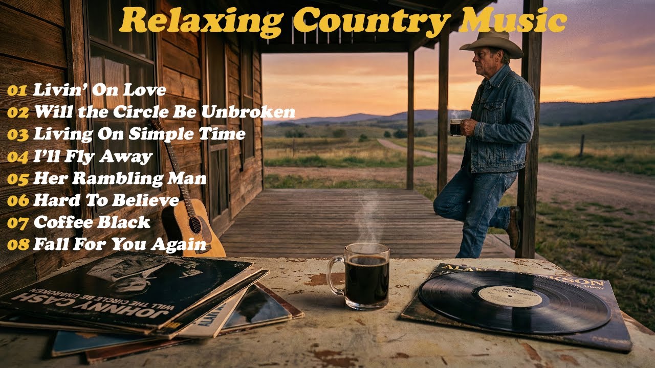 (Playlist) - Relaxing Classic Country Gospel - Old Hymns With Lyrics Video