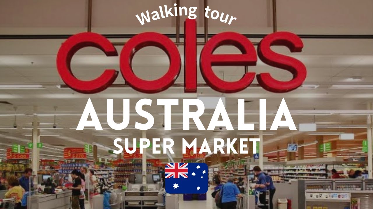 オーストラリアのスーパーマーケット【coles】で買い物｜物価調査｜Australia, supermarket, walking tour
