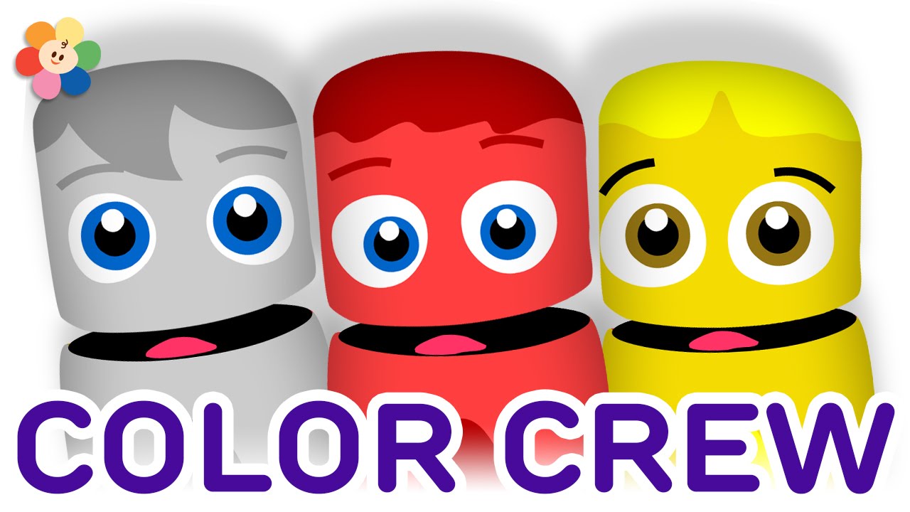 Color Collection 1: White, Red, Yellow | Learning Colors Lesson for Kids | Color Crew | BabyFirst