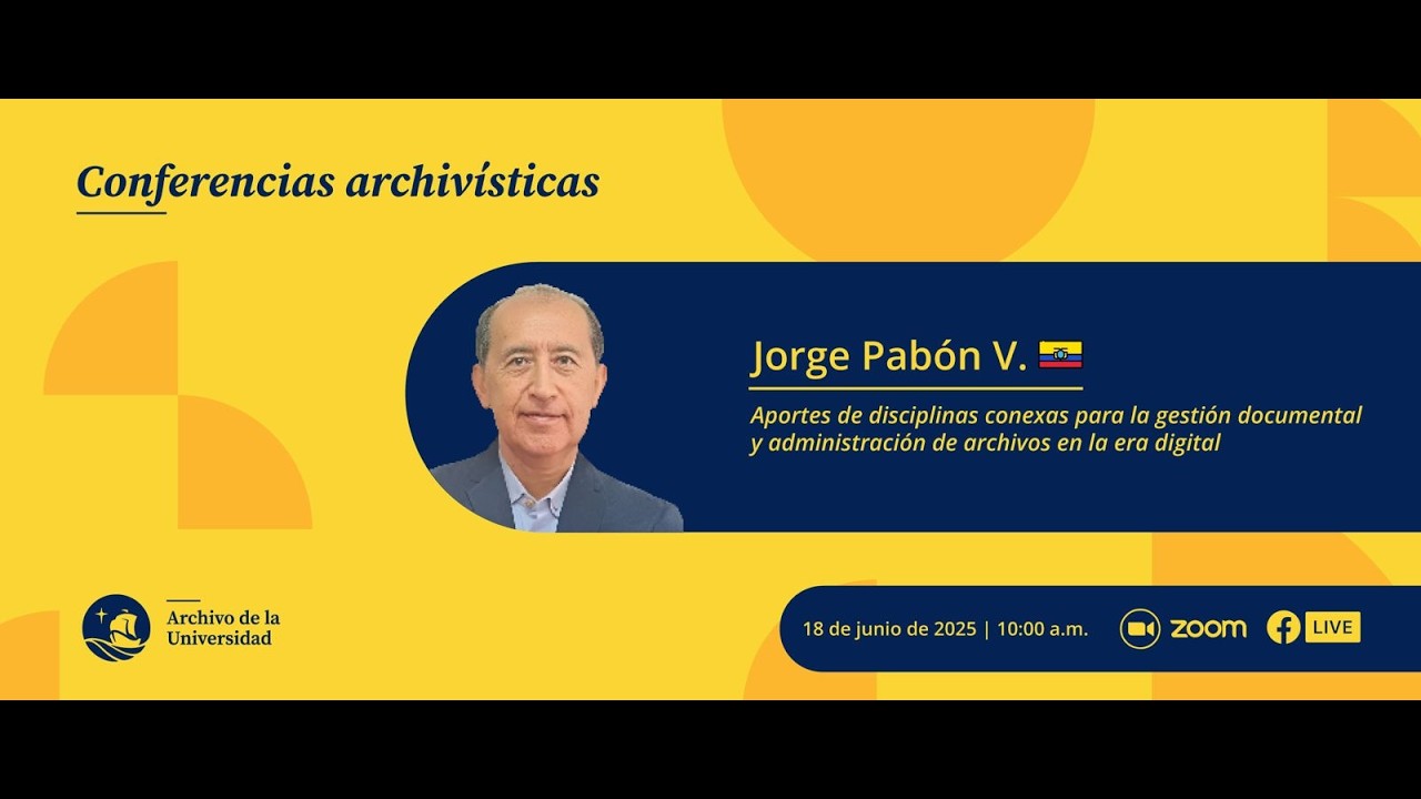 Conferencias archivísticas, junio de 2025