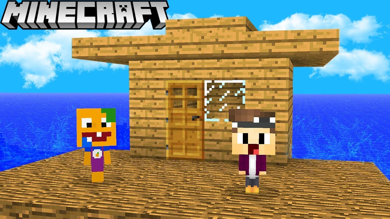 SO ÜBERLEBST DU AUF EINEM FLOß IN MINECRAFT!