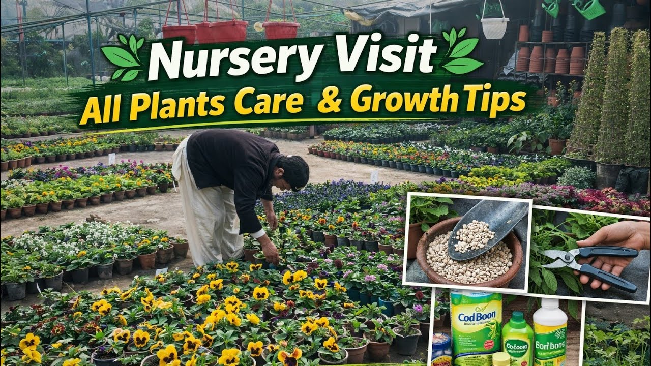 Nursery Visit | How to Care for All Plants & Boost Growth