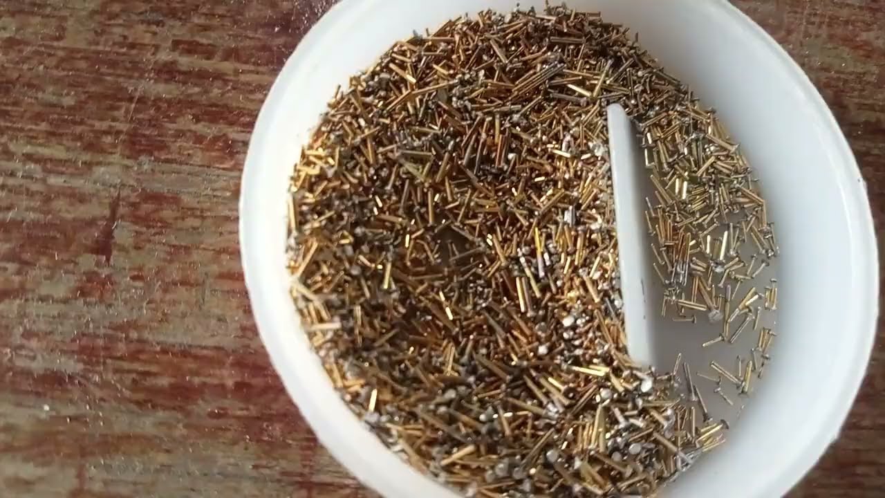 Serpihan Emas Hasil Mengolah 10 gr Pin Prosesor