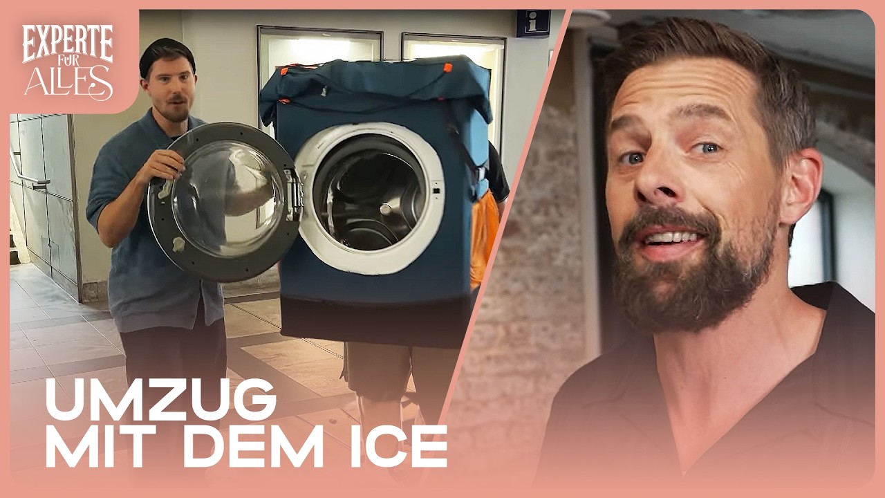 Waschmaschine in den ICE schmuggeln | Experte f&uuml;r Alles