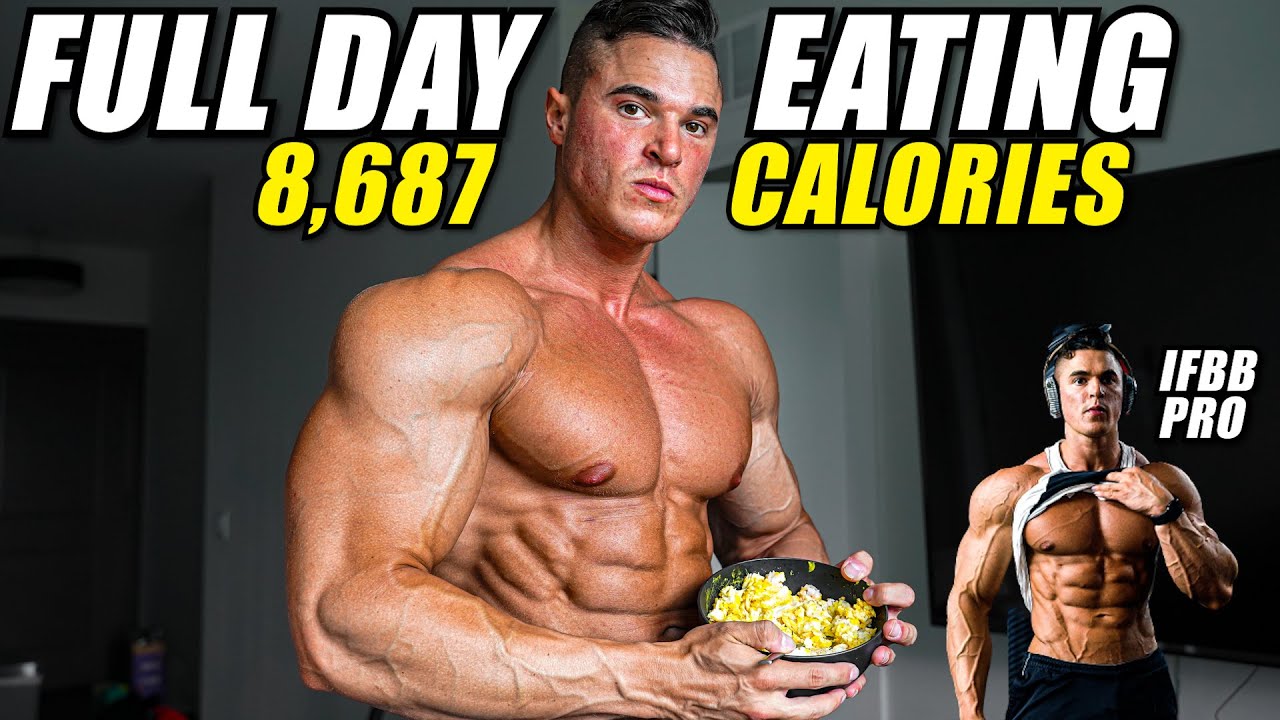 FULL DAY of EATING - 8,687 Calories - IFBB PRO BODYBUILDER