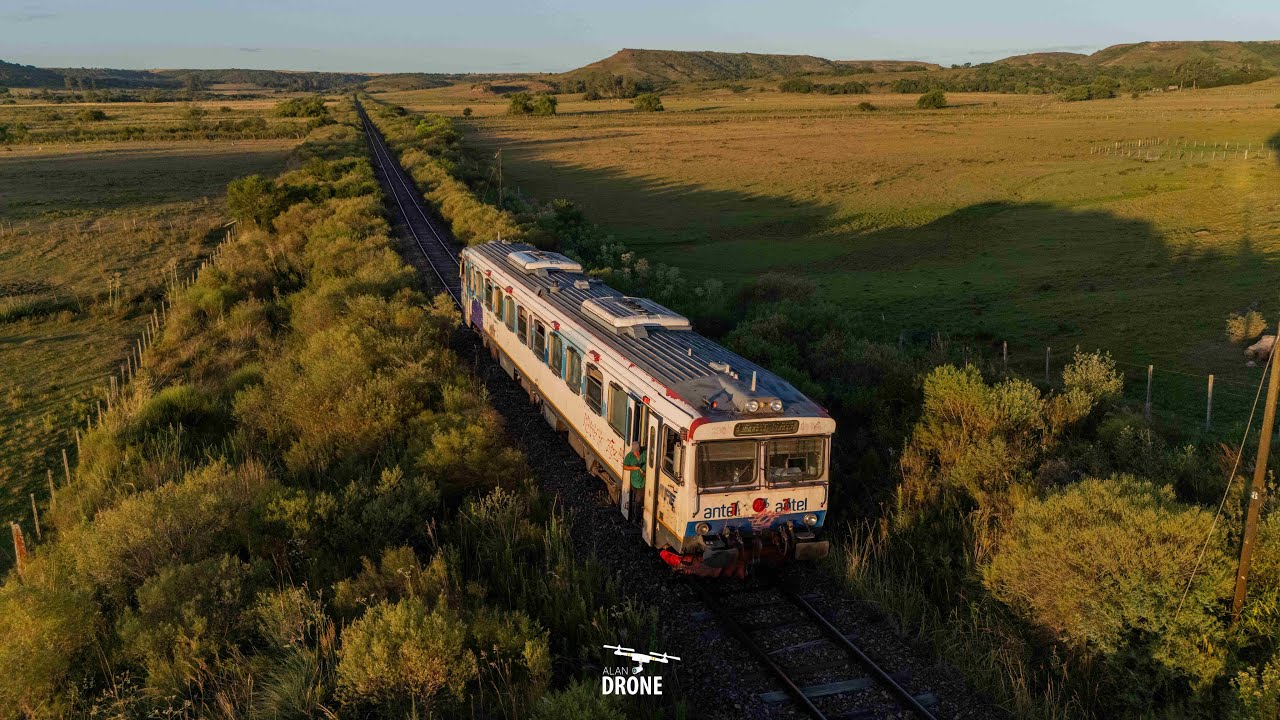AFE Servicio de tren de pasajeros en Uruguay, el 