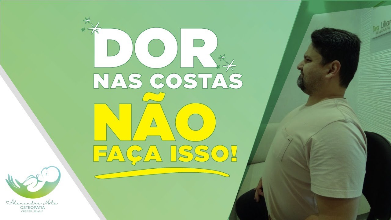 Como Aliviar Dor no Meio das Costas (Dorsalgia)
