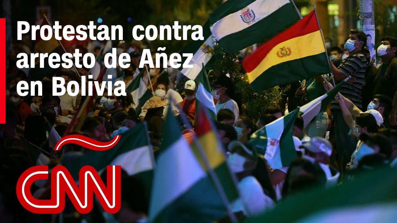 Protestan contra detención de expresidenta interina Jeanine Añez en Bolivia