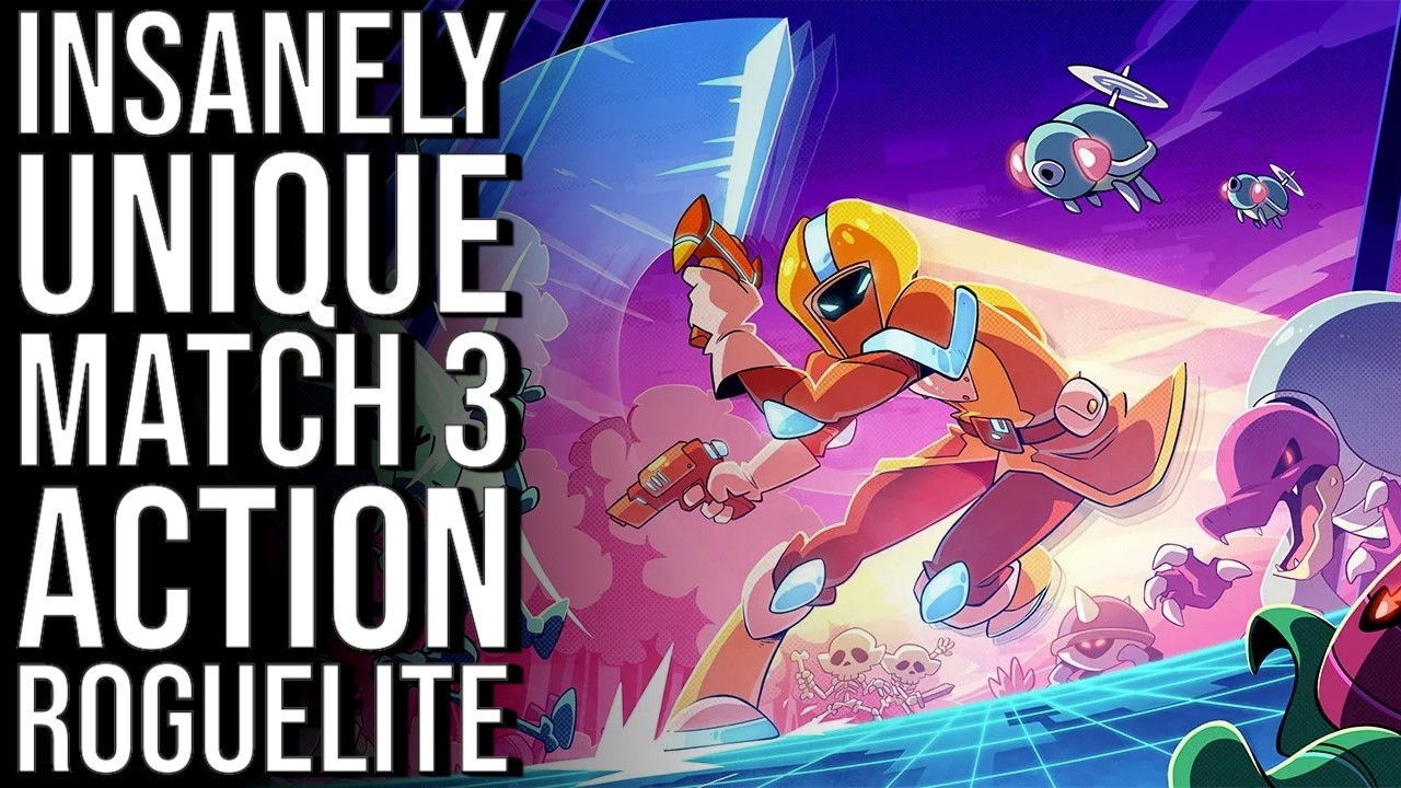 Deleting HUNDREDS of Digital Creatures to Upgrade my MATCH 3 WARRIOR in this Insane Action Roguelite