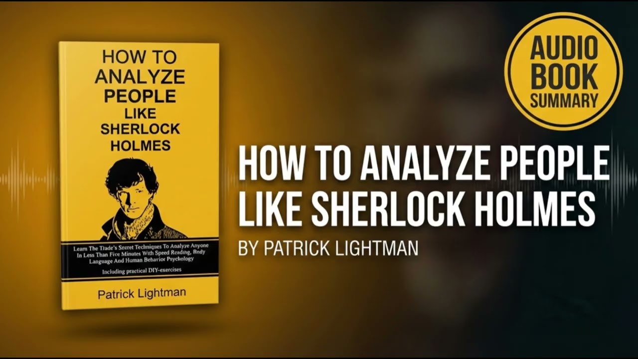 How to Analyze People Like Sherlock Holmes by Patrick Lightman | Summary | Read Anyone Instantly