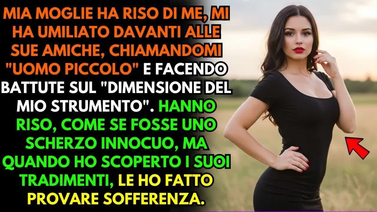 💔🍷MIA MOGLIE MI HA UMILIATO： ＂UOMO PICCOLO, PRESTAZIONE PATETICA!＂ MA ALLA FINE HA SOFFERTO LE
