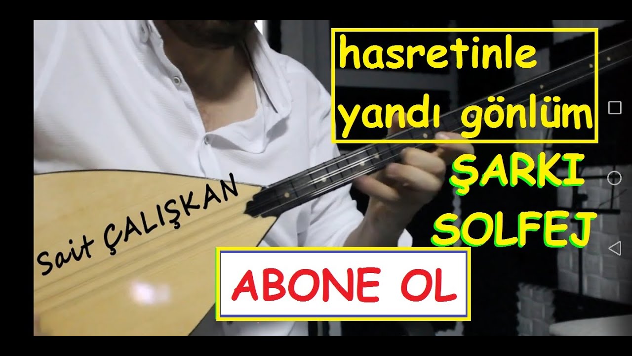 hasretinle yandı gönlüm.(kolay bağlama çalma dersleri için abone ol)