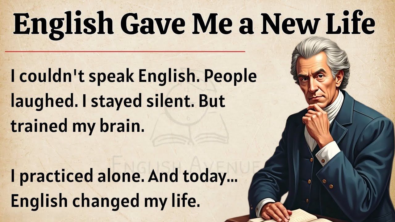 How I Trained My Brain to Speak English || Graded Reader || Improve Your English ✅️ 
