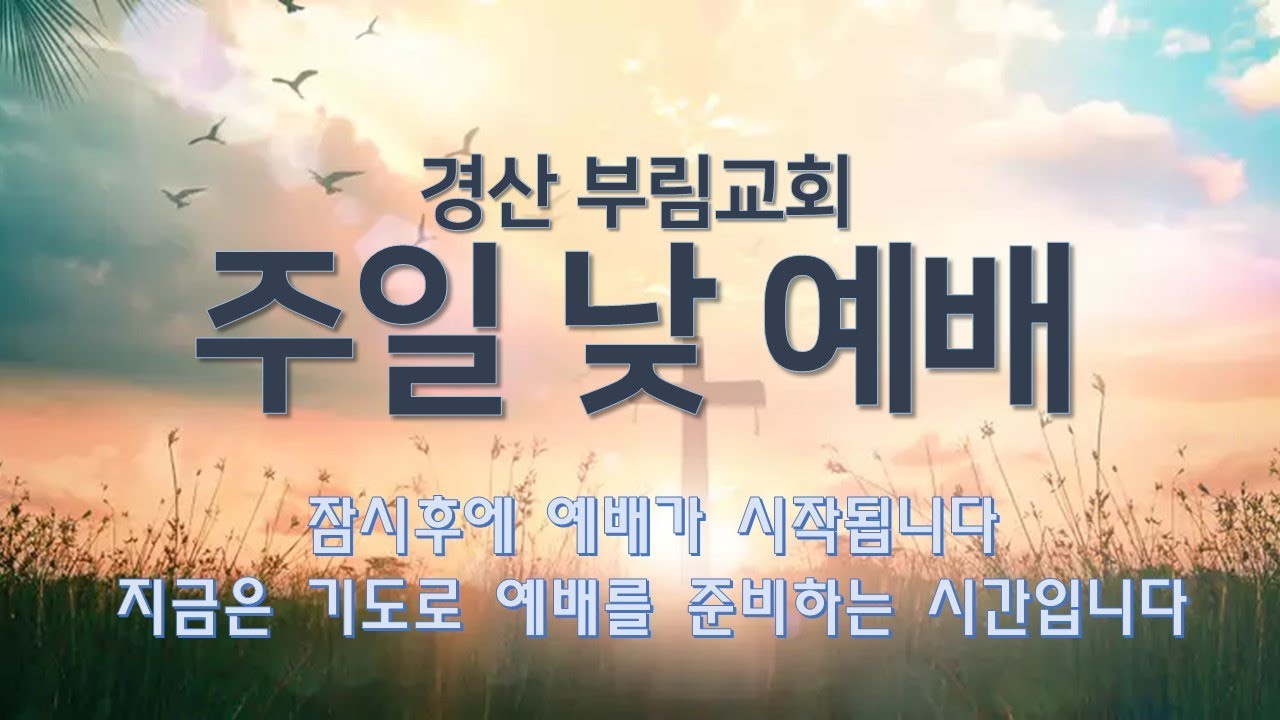 2026. 01. 11 주일 낮 예배