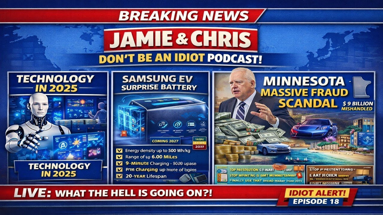 Humanoid Robots, Solid-State Batteries, and &ldquo;Where&rsquo;d the Money Go?&rdquo; Jamie & Chris: Don&rsquo;t Be an Idiot