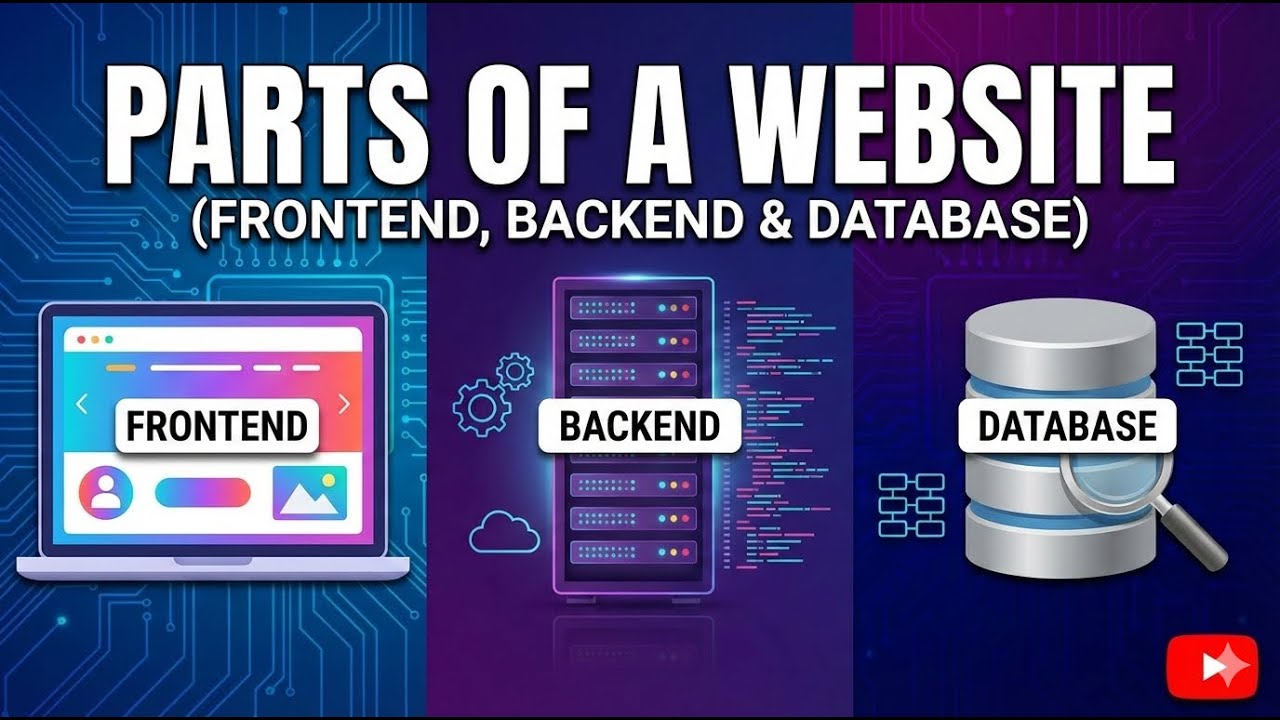 Building Blocks of the Web: Frontend, Backend, and Database Explained