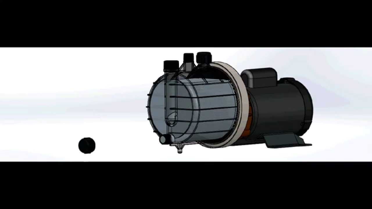 Self Priming Magnetic Drive Pump 3D Video by March Pump