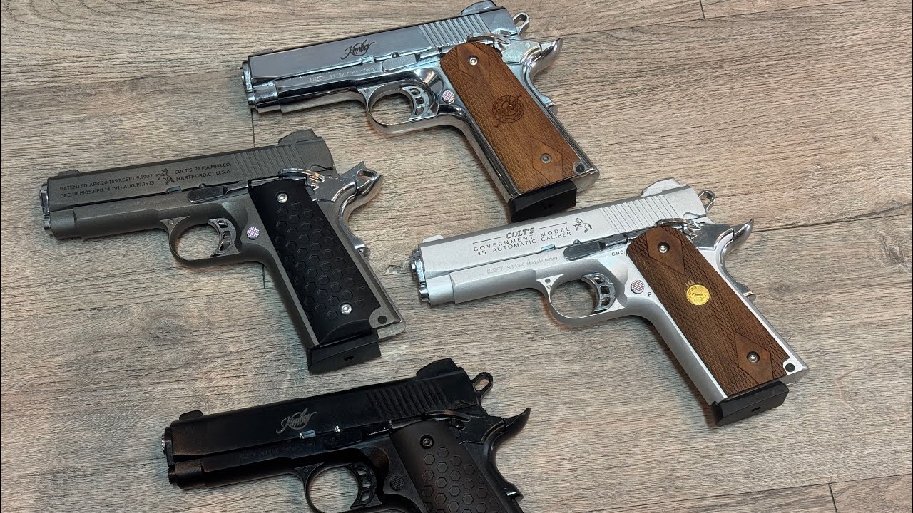 ถอดปืนแบลงค์กัน KUZEY M1911 ลำกล้อง4นิ้วและแนะนำ การแก้ไขอาการแหนบ3ชายปืนหลุด (ถอดประกอบ)ครบระบบปืน