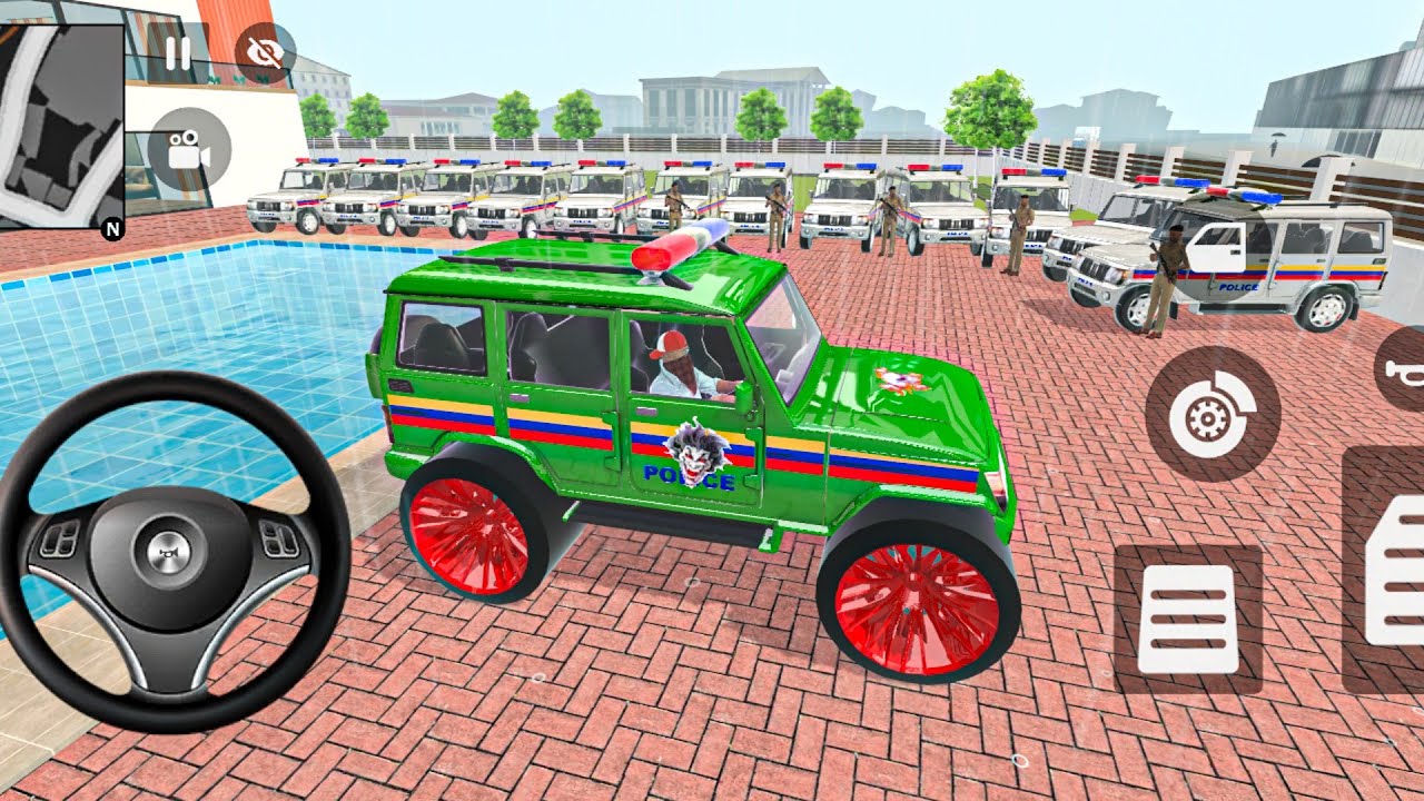 Modified Police Car 🚨 Indian Gangster Open World Rampage | Android Simulator Gameplay 🚓