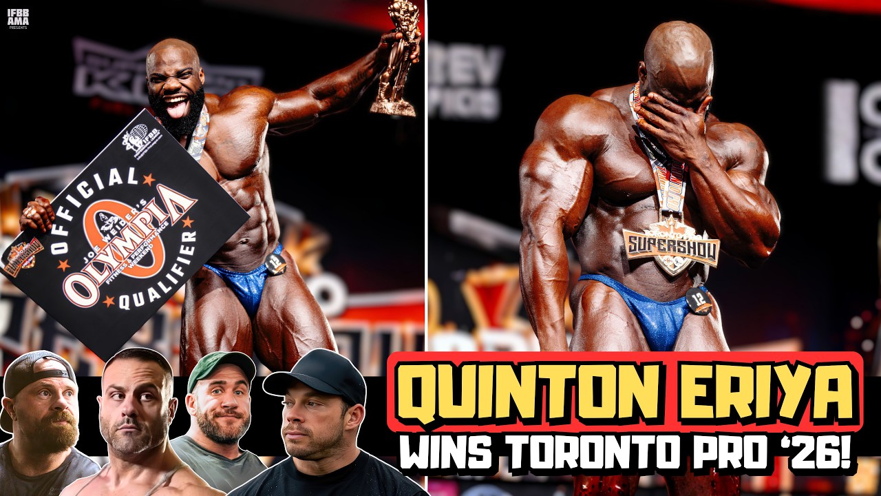 Квинтон Эрия доминирует на Toronto Pro и нацелился на &laquo;Олимпию&raquo;