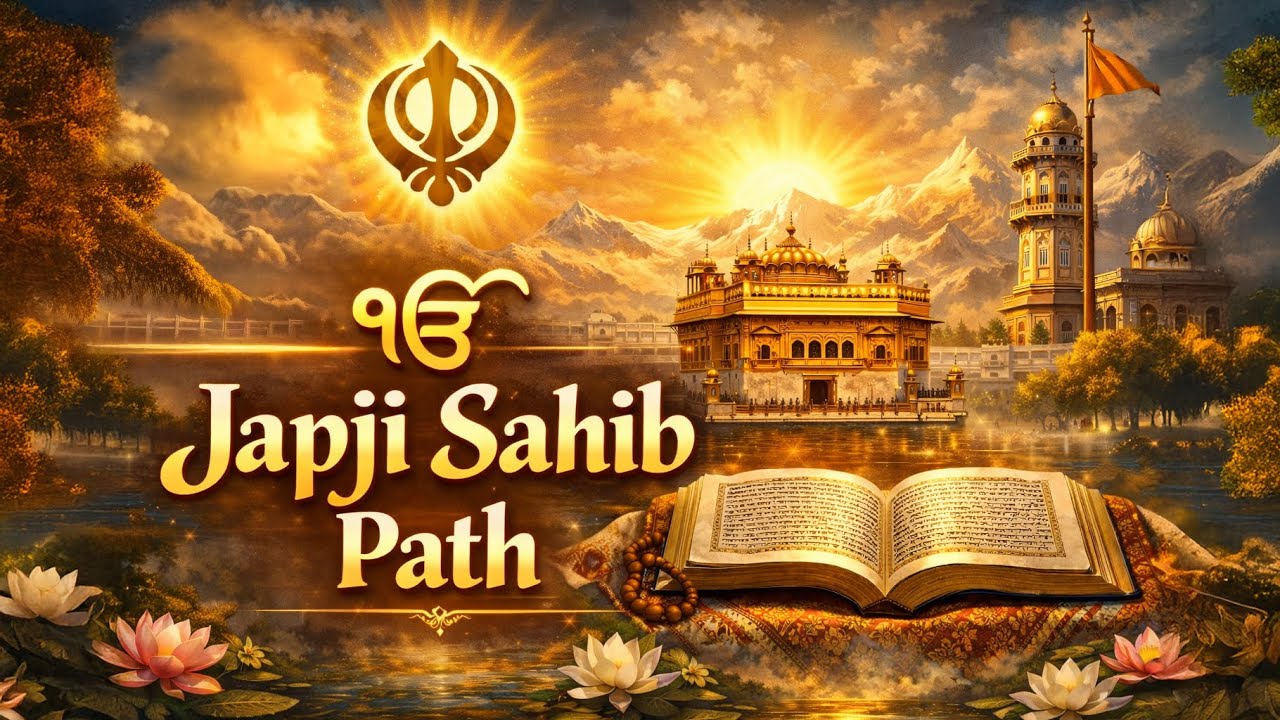 ਜਪੁਜੀ ਸਾਹਿਬ ਪਾਠ ਪੂਰਾ | Japji Sahib Path | Gurbani Nitnem
