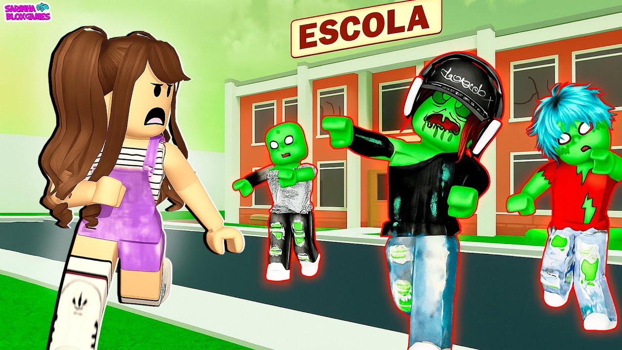 ESSA ESCOLA ESTÁ CHEIA DE ZUMBIS - ROBLOX