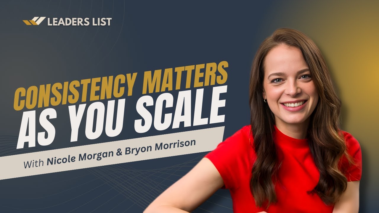 Why Consistency Matters More as You Scale with Nicole Morgan of Resolute PR