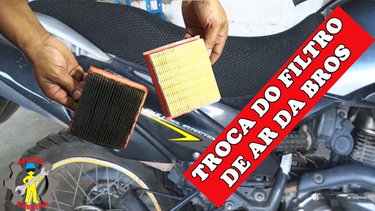 COMO TROCAR O FILTRO DE AR DA MOTO BROS 150/160