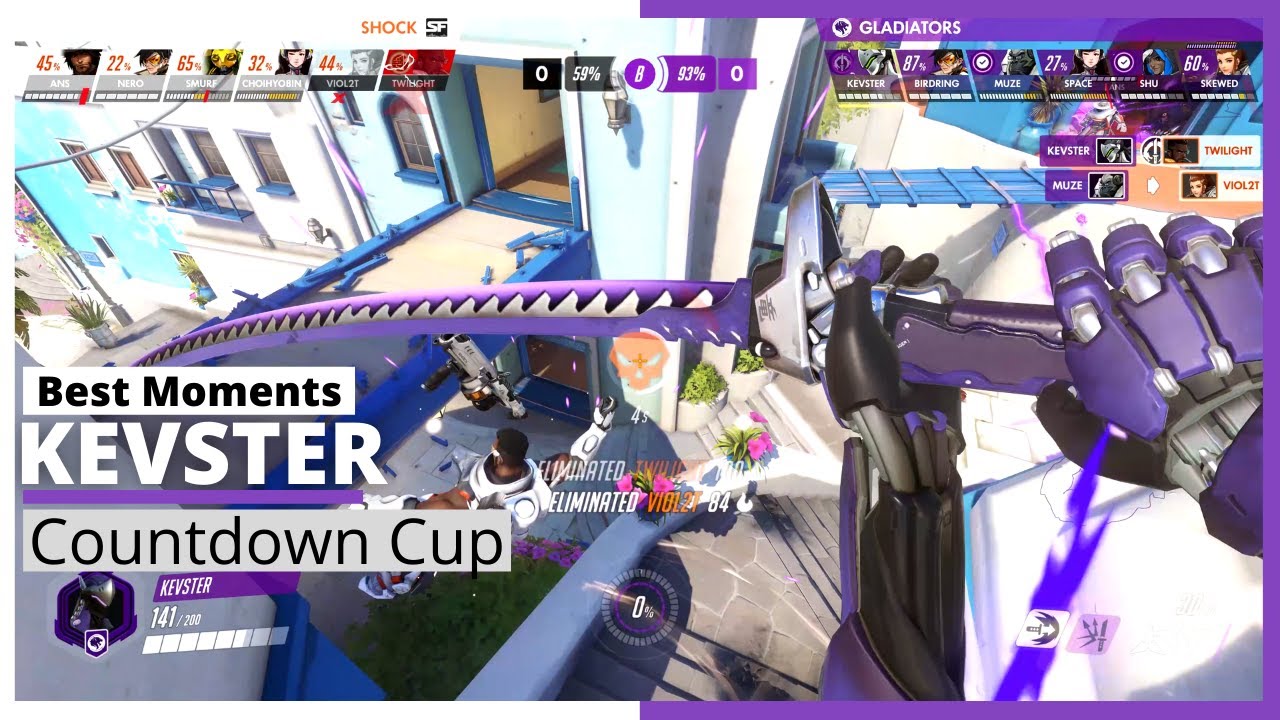 Best Moments of Kevster as Genji in Countdown Cup | OWL Season 2021 Highlights