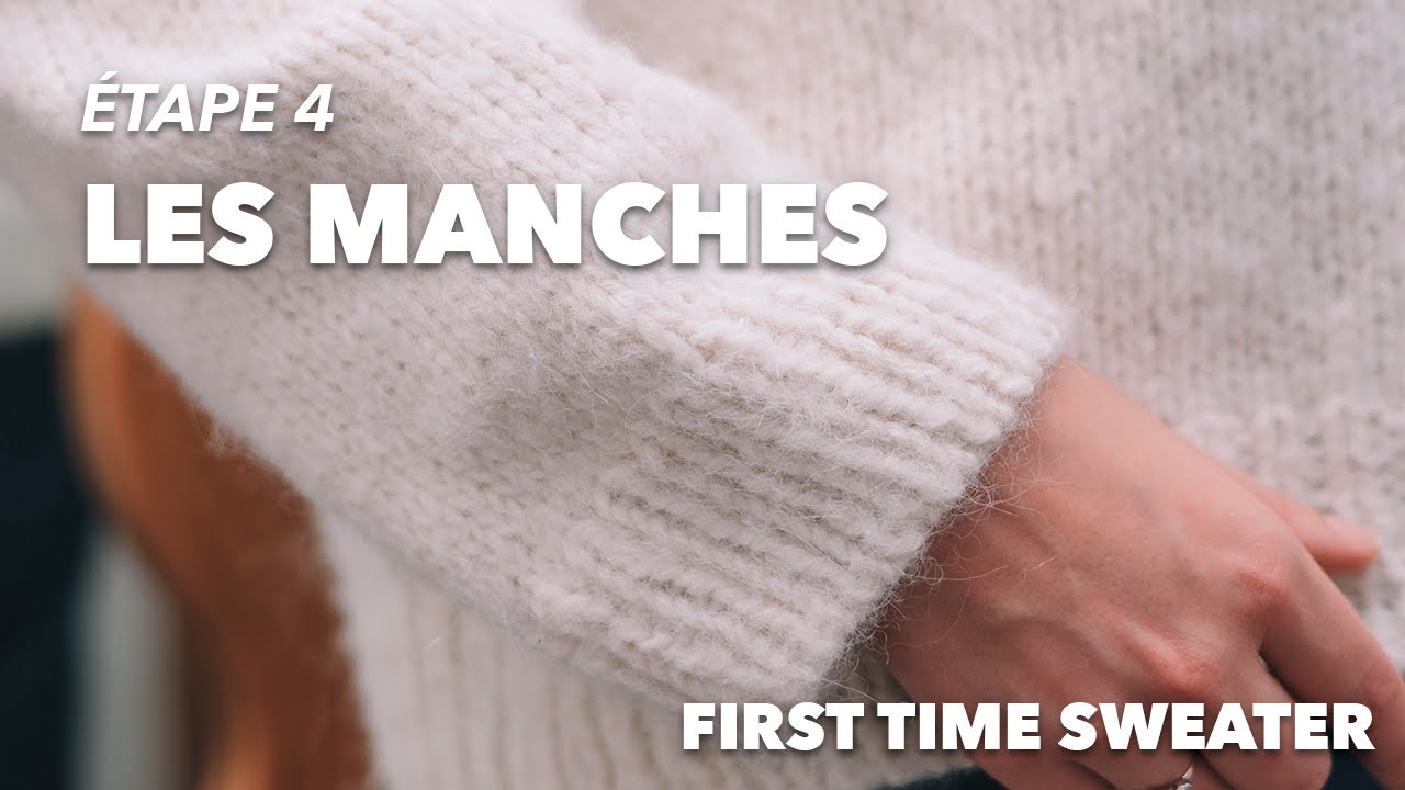 TUTO TRICOT - Manches d'un pull